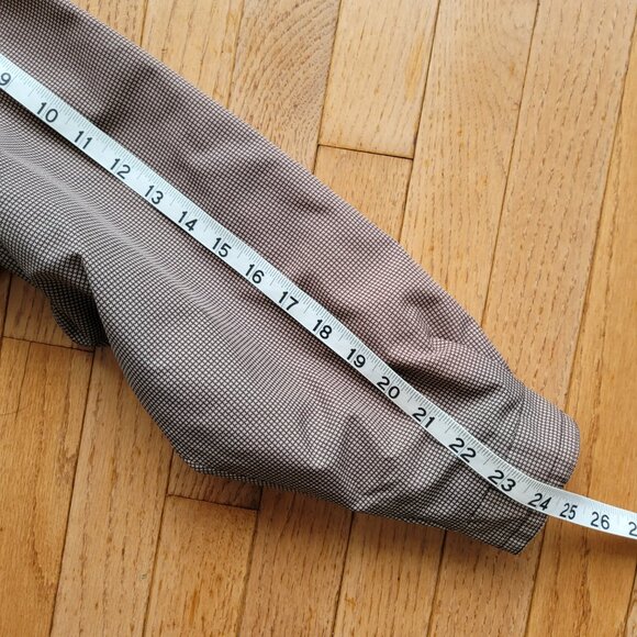 Sunice Windbreaker Jacket Women's Size L Brown Check - Picture 16 of 16